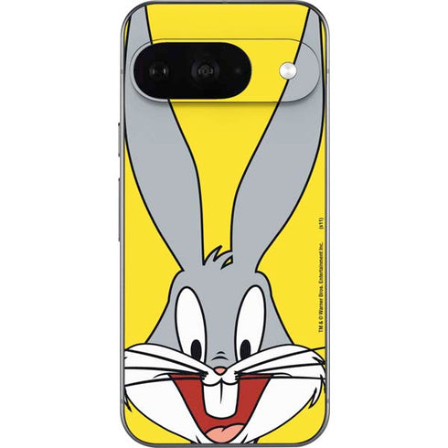 Looney Tunes Bugs Bunny Zoomed In Google Pixel 9 Skin